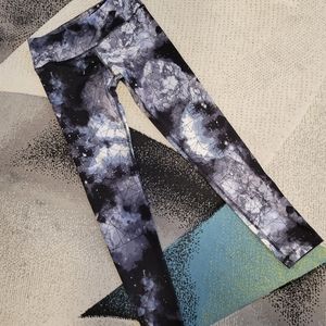 90 degree by reflex geometric galaxy print leggings small